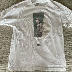 Gojo Satoru Uniqlo Shirt Jujitsu Kaisen